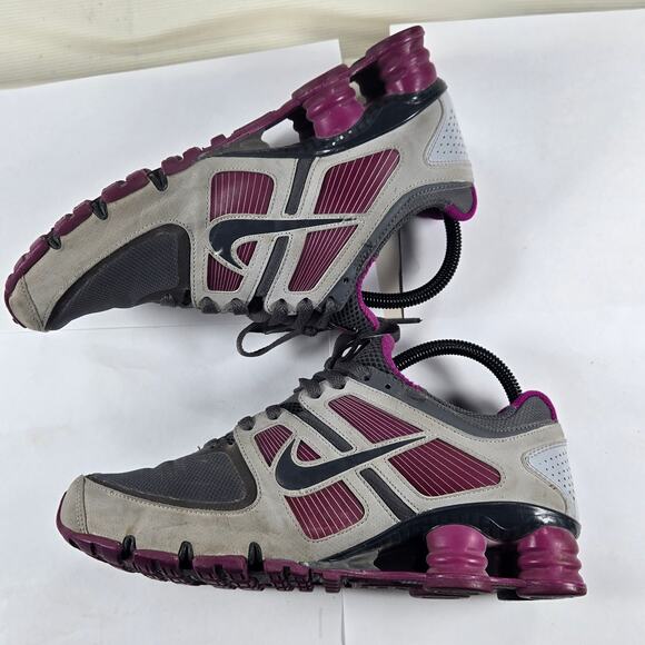 2010 Nike‎ Shox Turbo 11 Purple Grey Athletic Running Shoes Women's Size 8 - Picture 7 of 9